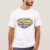 T-shirt Salade de fruits frais Bowl avec Kiwi et orange (Devant)