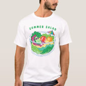 T-shirt Salade d'été (Devant)