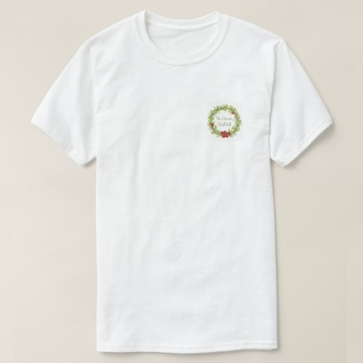 T-shirt Salade verte (blanche) (Design devant)