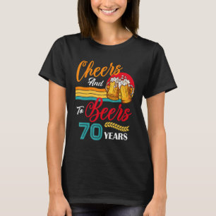 T-shirt Salades et bières vintages à mon Anniversaire de 7