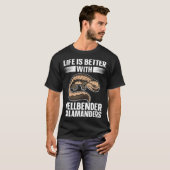 T-shirt Salamander Avec Hellbender Salamander (Devant entier)