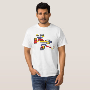 T-shirt salamandre mondrian