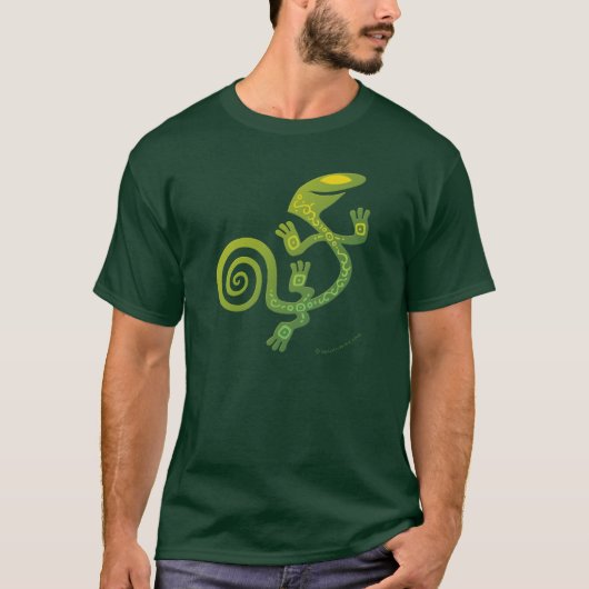 T-shirt Salamandre (vert) (Devant)