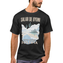 Salar de Uyuni Bolivie Affiche de Voyage Rétro Vin