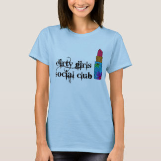 T-shirt sale de club social de filles
