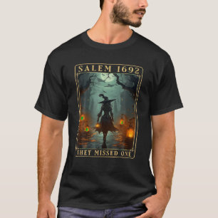 T-shirt Salem 1692 Ils en ont raté un Halloween Procès de