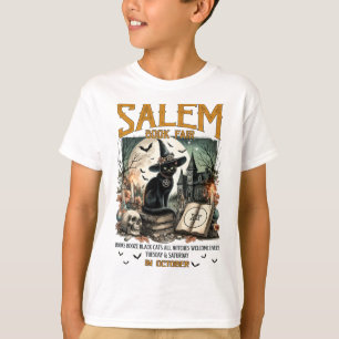 T-shirt Salem Book Fair Funny Bookish Halloween Rea Éffray