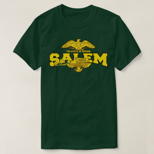 T-shirt Salem L'État de l'Oregon (Design devant)