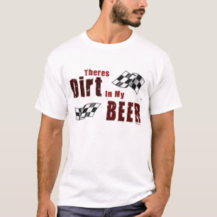 T-shirt Saleté en rouge de bière
