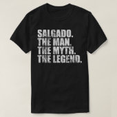 T-shirt Salgado Salgado Nom de famille Salgado nom de fami (Design devant)