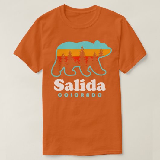 T-shirt Salida Colorado Oear Salida Colorado (Design devant)