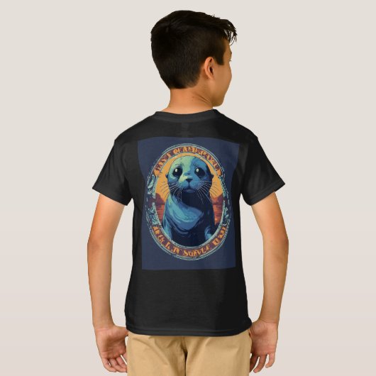 T-shirt "Salily Distressed : Les Chroniques de Chroma (Dos entier)