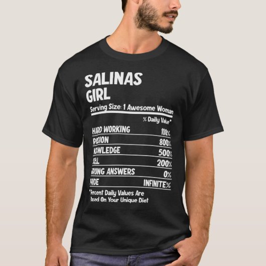 T-shirt Salinas Girl (Devant)