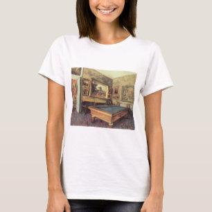 T-shirt Salle de billard à Menil Hubert par Edgar Degas