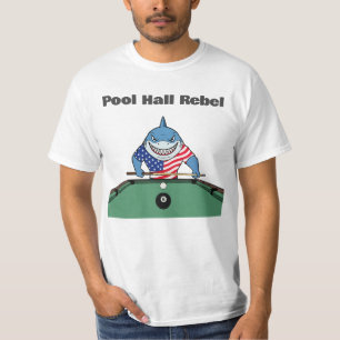 T-shirt Salle de billard drôle Rebel