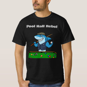 T-shirt Salle de billard rebelle drôle