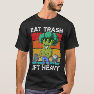 T-shirt Salle de Broccoli Musculation Manger Déchets Soule