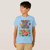 T-shirt Salle de classe Saint-Valentin Boho Donuts et fleu (Devant entier)
