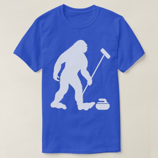 T-shirt Salle De Curling Et Pierre De Curling Avec Curli B (Design devant)