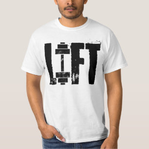 T-SHIRT SALLE DE FITNESS ET ASCENSEUR DE TRAVAIL