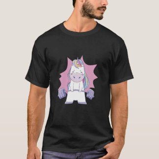 T-shirt Salle De Fitness Unicorn