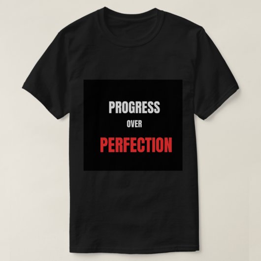 T-shirt Salle de musculation Powerlifting Progresser plutô (Design devant)