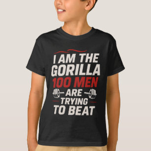 T-shirt Salle de sport Alpha Gorilla Bodybuilding Drôle Gr