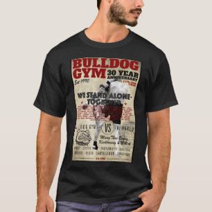 T-shirt Salle de sport Bulldog garçon de 30 ans