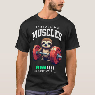 T-shirt Salle de sport de fitness de musculation de paress