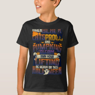 T-shirt Salle de sport Halloween gym fitness