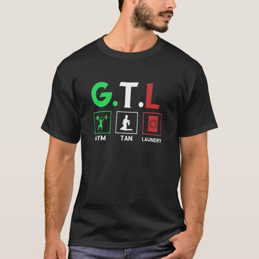 T-shirt Salle De Sport Tan Lave GTL (Devant)