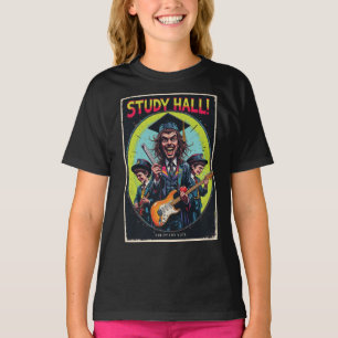 T-shirt Salle d'étude de musique pop pour enfants de conce