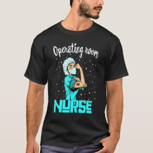 T-shirt Salle d'opération Nurse Tee, Rosie Le Riveter Nurs