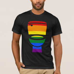 T-shirt SALLES DE BAINS de TRANSSEXUEL - droites de