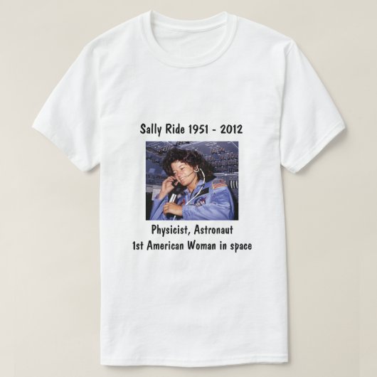 T-shirt Sally Ride (Design devant)