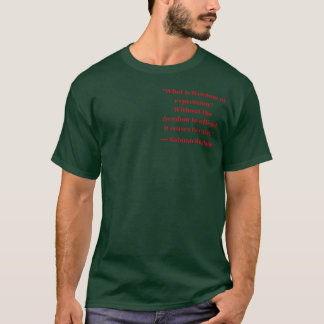 T-shirt Salman Rushdie Liberté d'expression