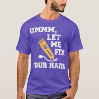T-shirt Salon de cheveux coiffeuse coiffeuse coiffure