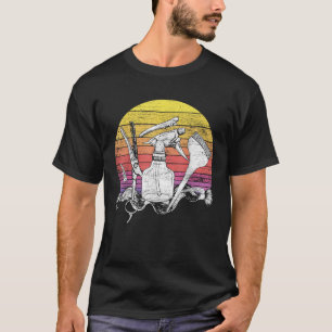 T-shirt Salon de coiffure rétro cadeau barbier coiffeur
