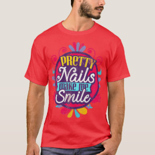 T-shirt Salon de ongles Beauticier concepteur de ongles