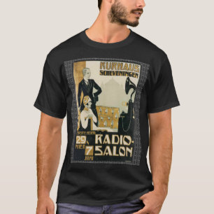 T-shirt Salon de radio vintage Pays-Bas 1920