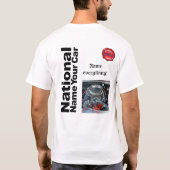 T-shirt Salon de voiture (Dos)