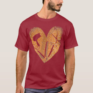 T-shirt Salon des cheveux Coiffeuse femmes coiffeuse