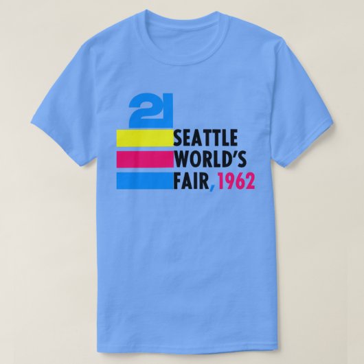 T-shirt Salon des mondes de Seattle 1962 (Design devant)