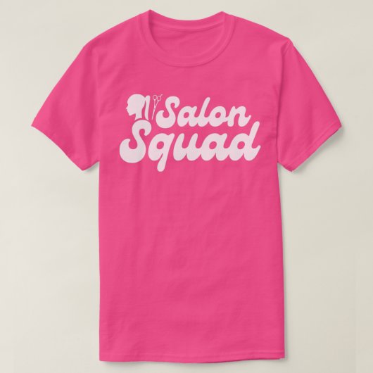 T-shirt Salon Squad Coiffeur Cadeau 2 (Design devant)