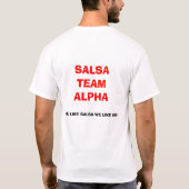 T-shirt salsa2, alpha (Dos)