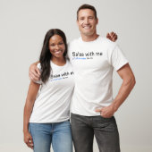 T-shirt Salsa avec moi (Unisexe)