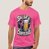 T-shirt Salsa & Cervezas (Devant)