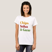 T-shirt Salsa Chips Et Guac (Devant entier)
