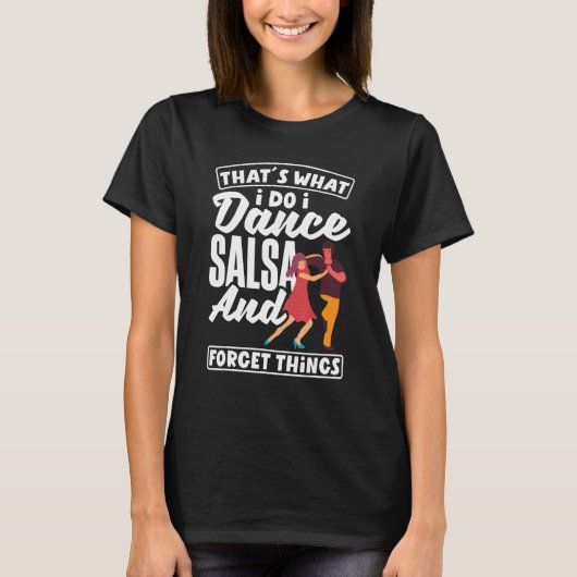 T-shirt Salsa Dance Salsa Dancing   (Devant)