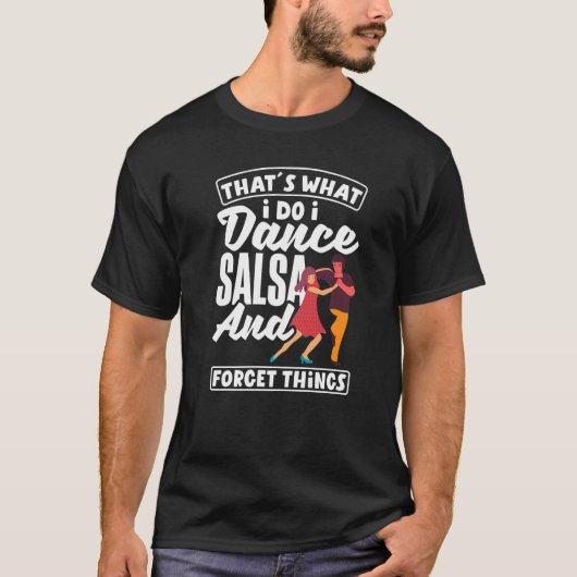 T-shirt Salsa Dance Salsa Danser (Devant)